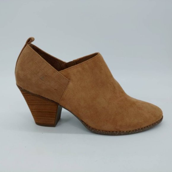 Womens Cuba Ankle Booties Brown 